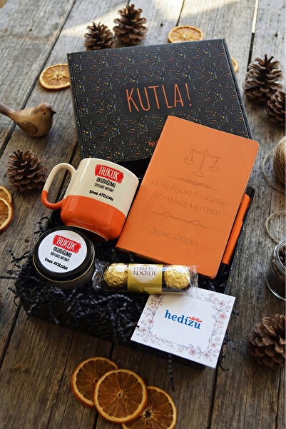 Hedizu Avukata Hediye Hediye Kutusu Turuncu - S014 - Avukatlar Günü Hediyesi ...