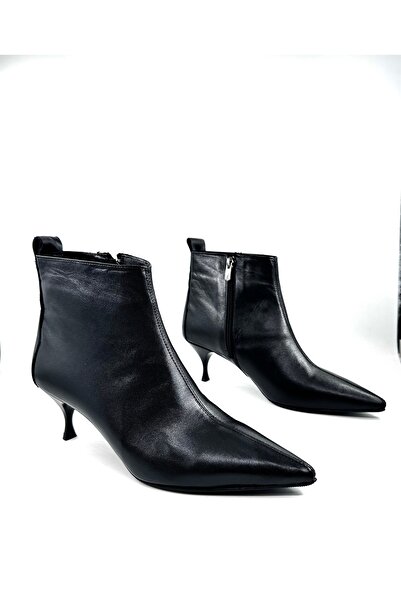 Desire Hakiki Deri Siyah Kısa Kadın Bot