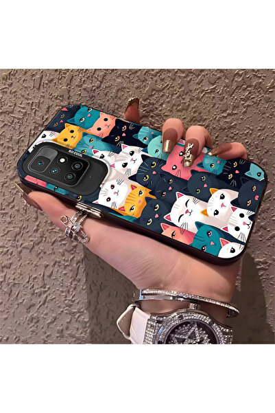 Hontinga حافظة متوافقة مع هاتف Redmi 10 2022 مصنوعة من السيليكون بحافة صلبة و...