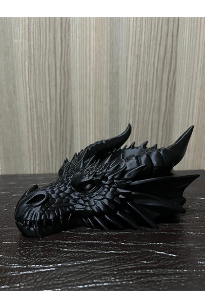 Arthesia 3D Siyah Ejderha Tasarımlı Kase |Anahtarlık, Takı ve Bozuk Para Kase...