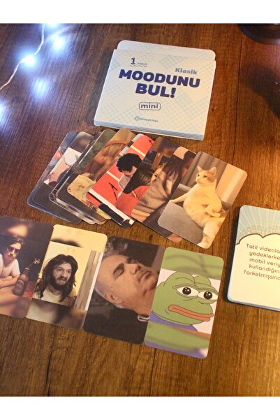 Paganca بطاقات لعبة كلاسيكية من Modunu Bul - 41 بطاقة مع حقيبة هدية رقم 1 نموذج