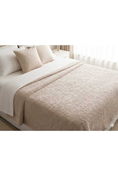 Merinos Elegant Flower-Patterned Moonlight Double Blanket