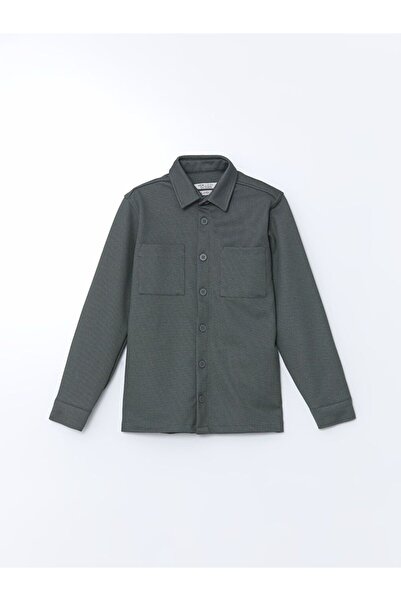 LC Waikiki Long Sleeve Textured Boy's Shirt