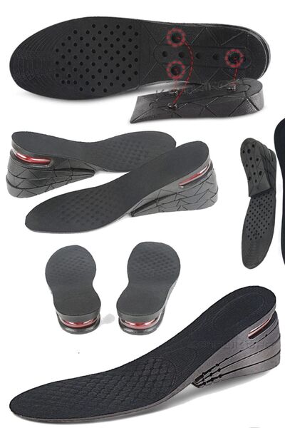 Munico Kademeli Universal Tabanlık Hava Boy Ayakkabı Unisex 7 Cm Uzaltıcı Yas...