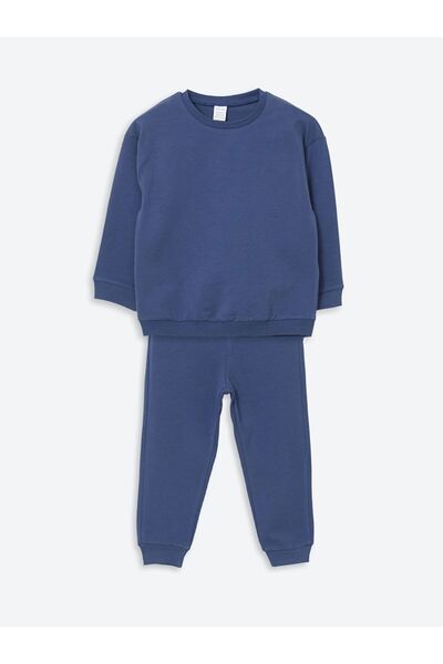 LC Waikiki Crew Neck Basic Baby Boy Pajama Set