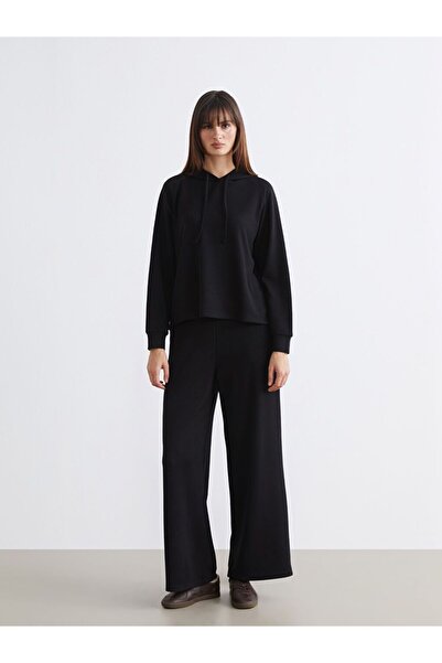 LC Waikiki Women's Wide Leg Sweatpants with Elastic Waist