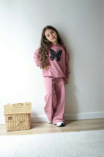 NURTOPU Set sezonier pentru fete, 2 piese, sus și jos, din două fire, fără el...