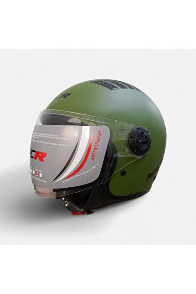 NCR KASK ÇENESİZ 230 ECE 22/06 BELGELİ-YEŞİL