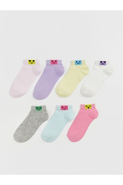 LC Waikiki Ciorapi pentru fetiță cu modele, pachet de 7