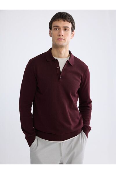 LC Waikiki سترة تريكو للرجال بياقة بولو