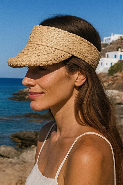 keisy قبعة نسائية من القش لتنس الكروشيه