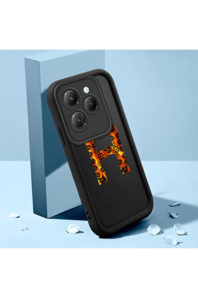 Hontinga حافظة هاتف سوداء من السيليكون مقاومة للصدمات متوافقة مع نمط حرف G وH...