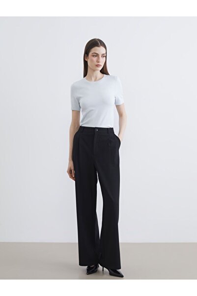 LC Waikiki Loose Fit Wide Leg Women's Pleated Pants