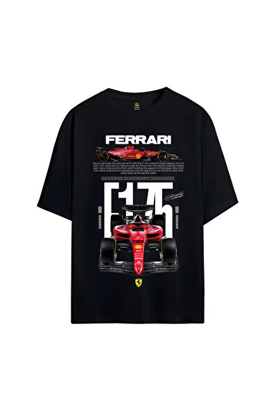 SVART WEAR Ferrari Scuderia F1 Printed Oversized T-Shirt