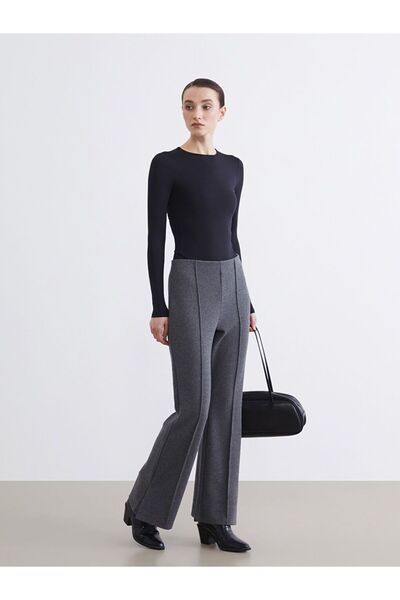 LC Waikiki Elastic Waist Spanish Leg Women's Trousers