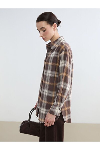 LC Waikiki Plaid Women's Lumberjack Shirt Tunic