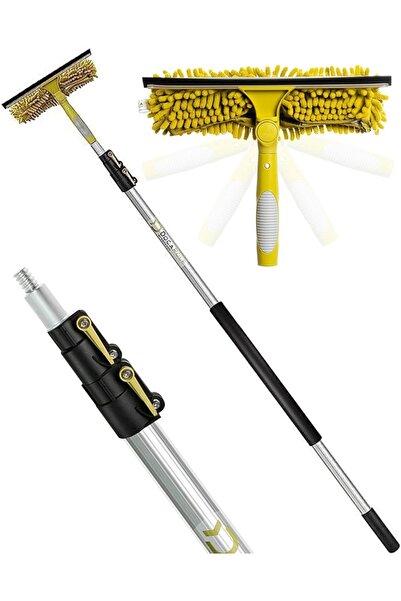 DOCAZOO DocaPole telescopic handle set with squeegee/squeegee, aluminum/rubbe...