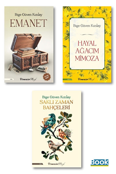 İnkılap Kitabevi Bige Güven Kızılay Kitap Seti / Emanet - Saklı Zaman Bahçele...