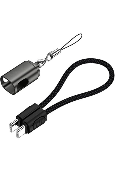 The Bros PowerPal 2-Pack USB-C Keychain Cables, 60W Fast Charging, 0.65ft Ult...