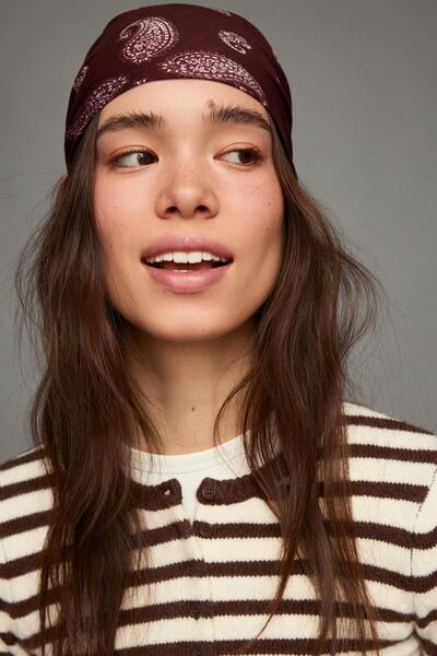 Bershka Baskılı bandana