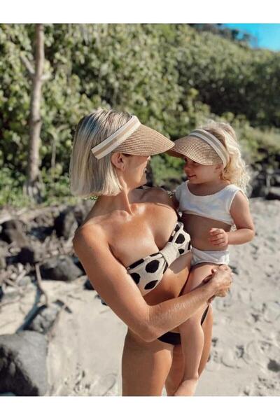 keisy Women's Straw Visor Tennis Visor Hat