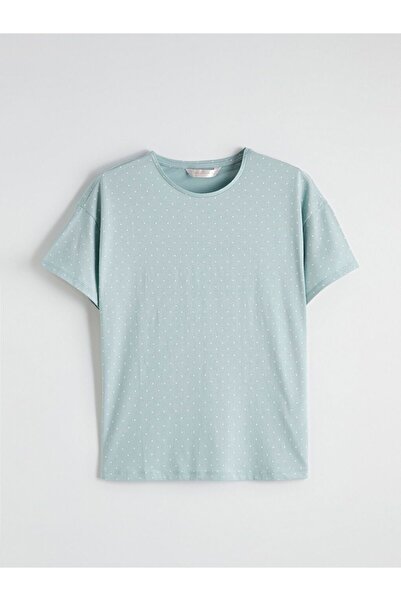 LC Waikiki Crew Neck Polka Dot Women's Pajama Top