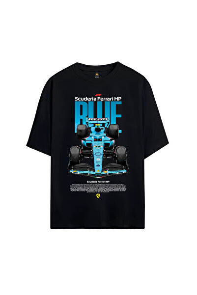 SVART WEAR Ferrari Scuderia F1 Printed Oversized T-Shirt