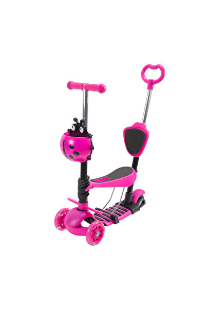 GHEMOTOC Trotineta pentru copii, GHEMOTOC®, 5 IN 1, reglabila, cu roti lumino...