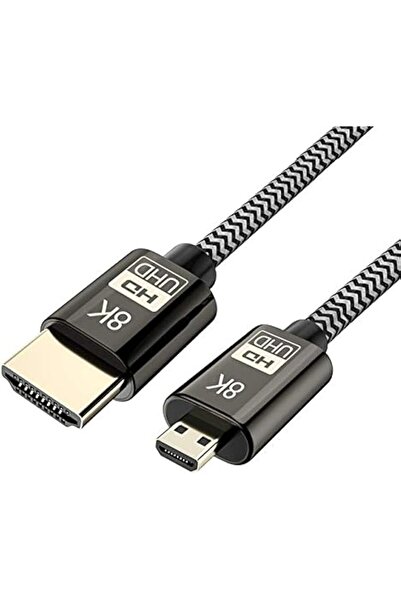 The Bros Micro HDMI to HDMI 2.1 Ultra-HD UHD 8K 60hz 4K 120hz Cable 48Gbs HDM...