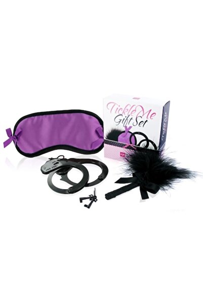 LoversPremium Set cadou Tickle Me, fiolet, accesorii pentru stimulare erogena