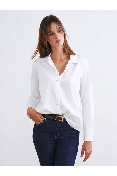 LC Waikiki Loose Fit Poplin Kadın Gömlek