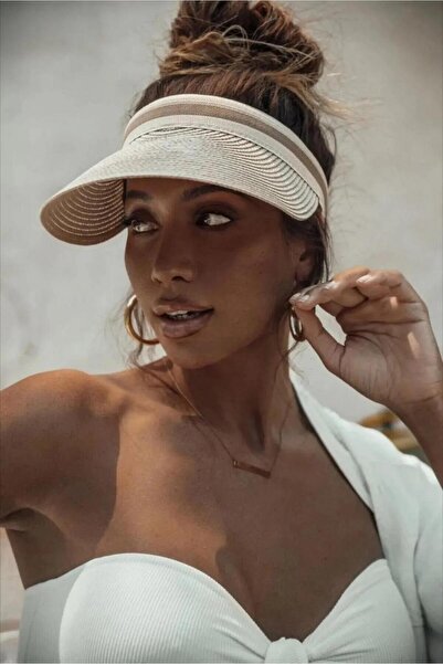 keisy Women's Straw Visor Tennis Visor Hat