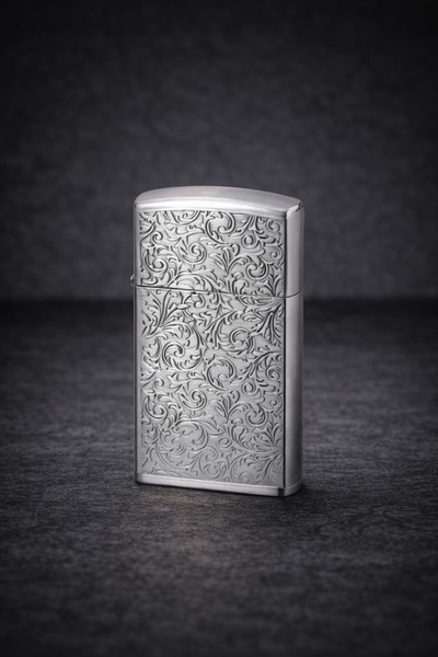 ZEFLAZER Hediyelik Kişiye Özel Oymalı Renk Metal Çakmak