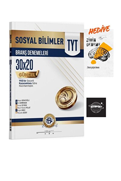 Karma Kitaplar Bilgi Sarmal Yayınları TYT Sosyal Bilimler 30 x 20 Branş Denem...