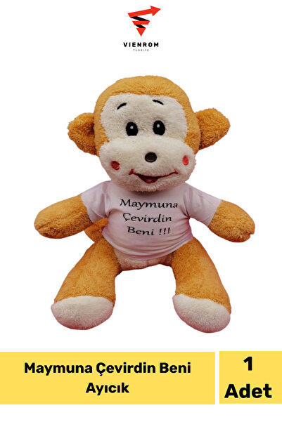 Vienrom #Ayıcık 14 Şubat Sevgililer Günü Aşk Eş Arkadaş Hediye Maymuna Çevird...