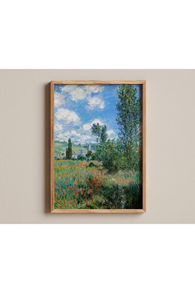 NinaStore Claude Monet'nin Vétheuil Manzarası - İzlenimci Manzara Baskısı, Vi...