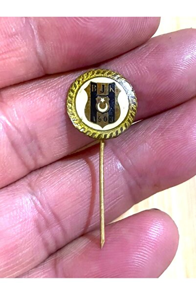 SANAT TACİRİ ANTİKA FUTOL KULÜBÜ ROZET YAKA BROŞU İĞNELİ ROZET BEŞİKTAŞ