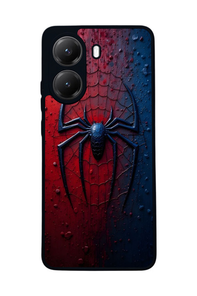 SCALETA CASE Poco X7 Pro Uyumlu Spiderman Tasarımlı Glossy Mat Siyah Silikon ...