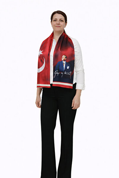 moda nokta Ataturk Silhouette and Signed Etol Model Neck Etol