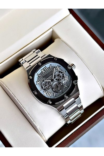 Ferrucci Functional Guaranteed Silver Color Steel Cord Men's Wristwatch
