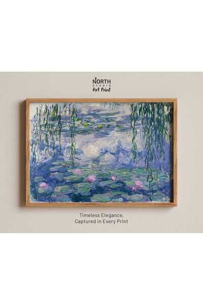 NinaStore Claude Monet Nilüferler Monet Sanat Baskısı Monet Posteri Monet Duv...