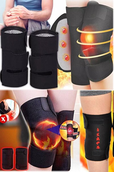 Munico Terapi Pedi Çift Turmalin Diz Korse Yırtıcı Diz Dizlik Isı Diş Diz Ted...