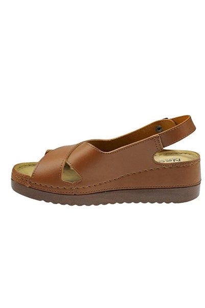Wedell Sofia Women's Orthopedic Stylish Comfort Model Anatomical Sole Heeled Daily Outdoor Sandals