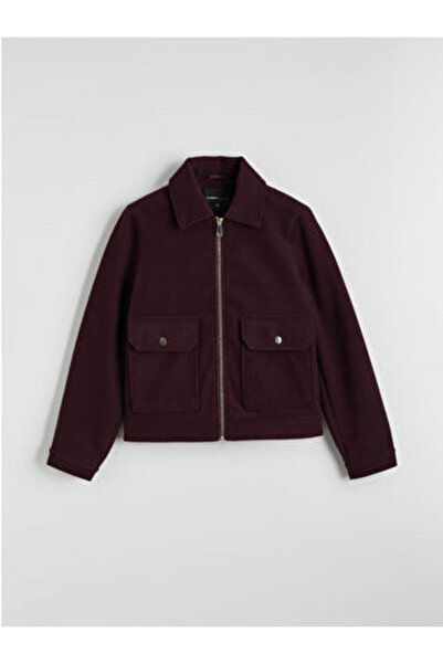 LC Waikiki Artı-Store Shirt-Collar, Long-Sleeved Women's Jacket, Front Zipper...