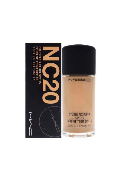 MAC Cosmetics Studio Fix Fluid SPF 15 24HR Matte Foundation + Oil Control - NC20