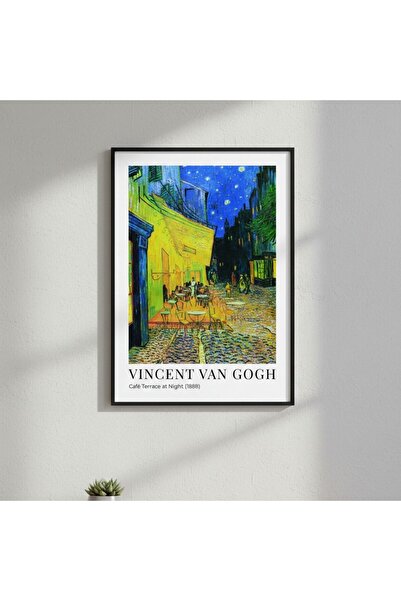 Bolvyra Vincent Van Gogh Cafe Terrace at Night Poster | Sanat Duvar Dekoru