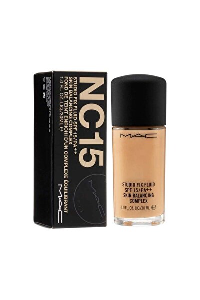 MAC Cosmetics Studio Fix Fluid SPF 15 24HR Matte Foundation + Oil Control - NC15