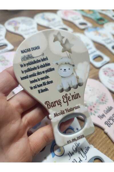 fırsatlar diyarı Kuzucuk Tema Açacak Magnet Yeni Doğan Bebek Mevlit 6 Ay Kına...