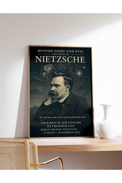 NinaStore Nietzsche Berlin Posteri Friedrich Nietzsche Sanatı İyi ve Kötünün ...