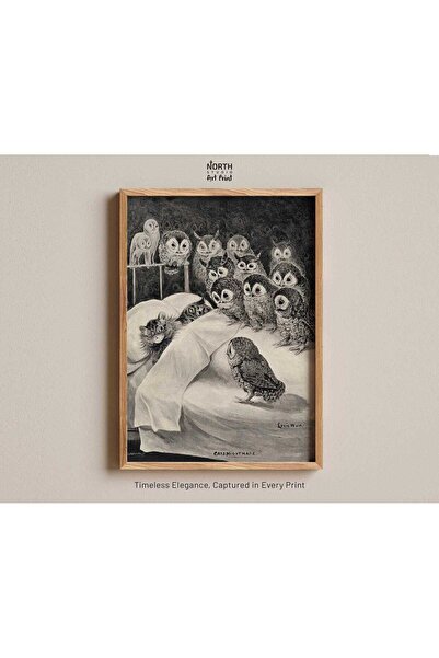 NinaStore Louis Wain'in Kedinin Kabusu adlı eseri, Kedinin Kabusu baskısı, Vi...